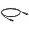 Delock - cable USB - USB-C (M) a USB-C (M) - USB4 / Thunderbolt 3 / DisplayPort - 20 V - 5 A - 80 cm - compatible con Power Delivery 3.0, compatible con 8K 60 Hz (7680 x 4320), compatible
