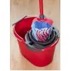 Vileda SuperMocio Torsion Power cubo con escurridor, rojo