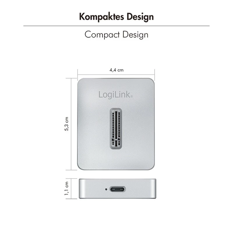Docking station 1 puerto USB 3.2, M.2 NVMe