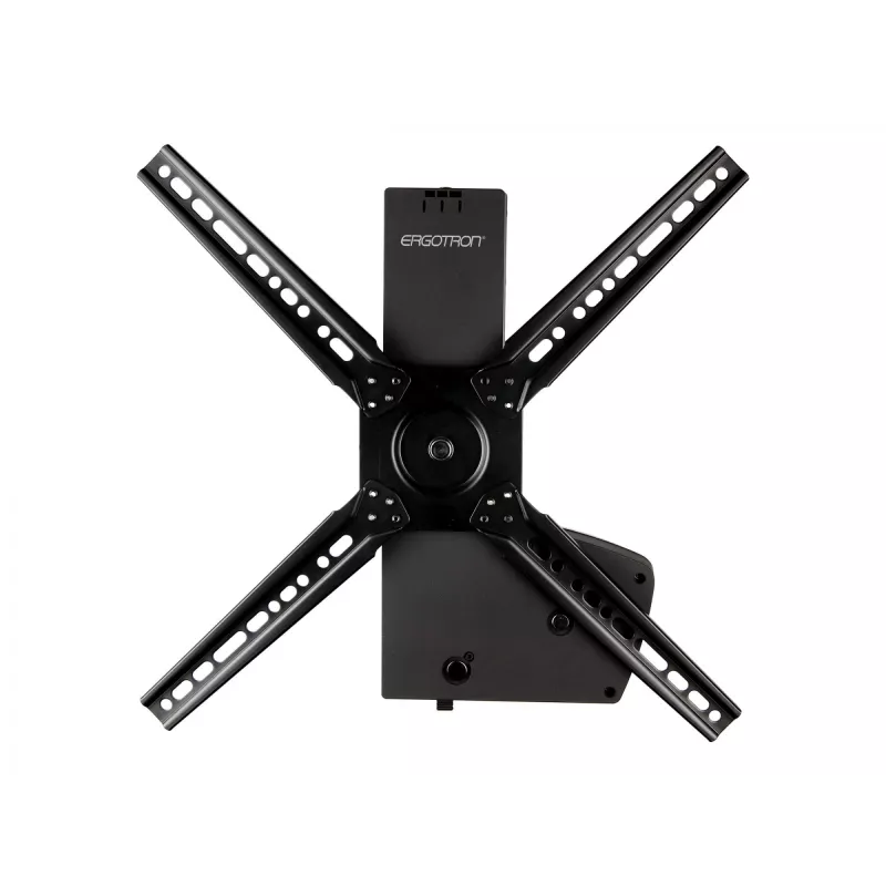 Ergotron Glide Wall Mount LD-X - kit de montaje (brazo articulado, adaptador VESA, elementos de fijación, conjunto elevador) para pantalla LCD - negro - pantalla