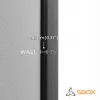 Sbox PLB-1948 soporte de pared fijo para TV, 43-100 pulgadas, hasta 75 kg, VESA 800x600