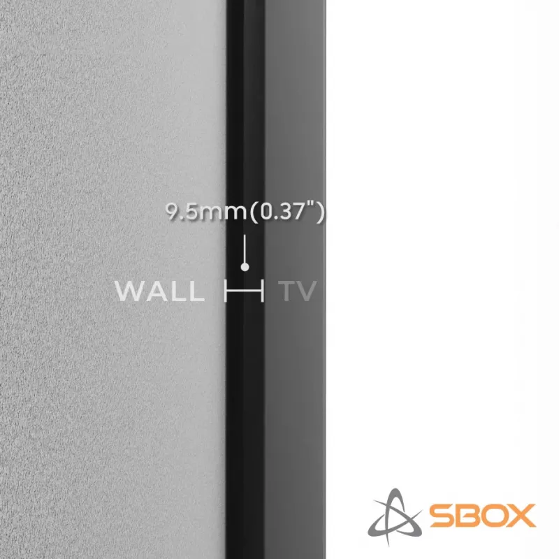 Sbox PLB-1948 soporte de pared fijo para TV, 43-100 pulgadas, hasta 75 kg, VESA 800x600