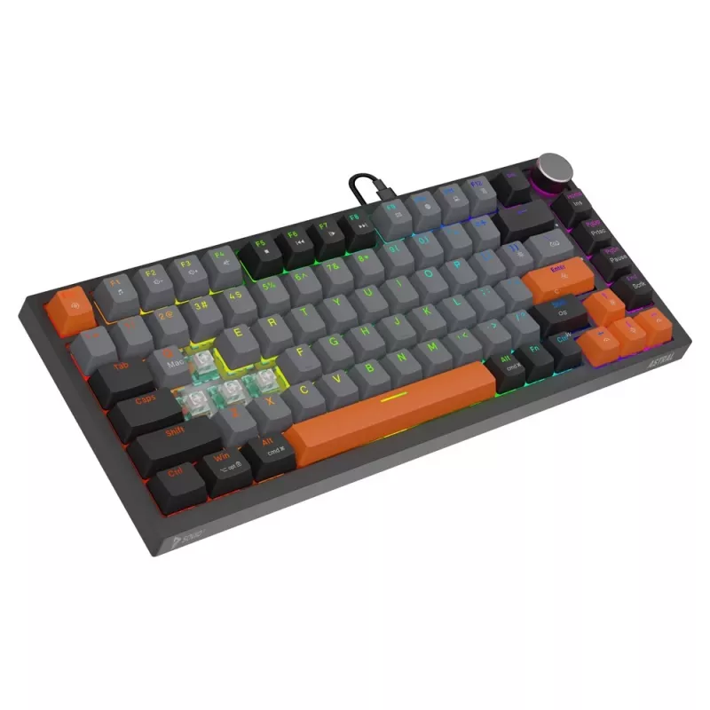Savio ASTRAL BLACK JADE 3 COLOURS teclado gaming USB QWERTY US International
