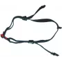Barbuquejo para casco de protección 3M GH1 negro talla única