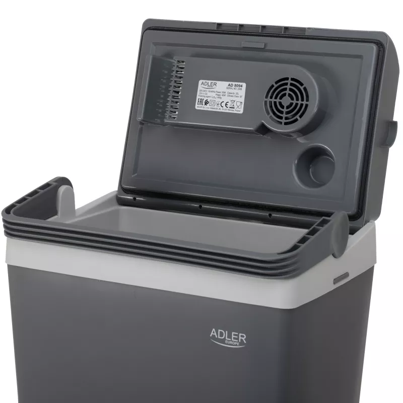 Enfriador portátil Adler AD 8094, capacidad 22 L, alimentación 220–240 V