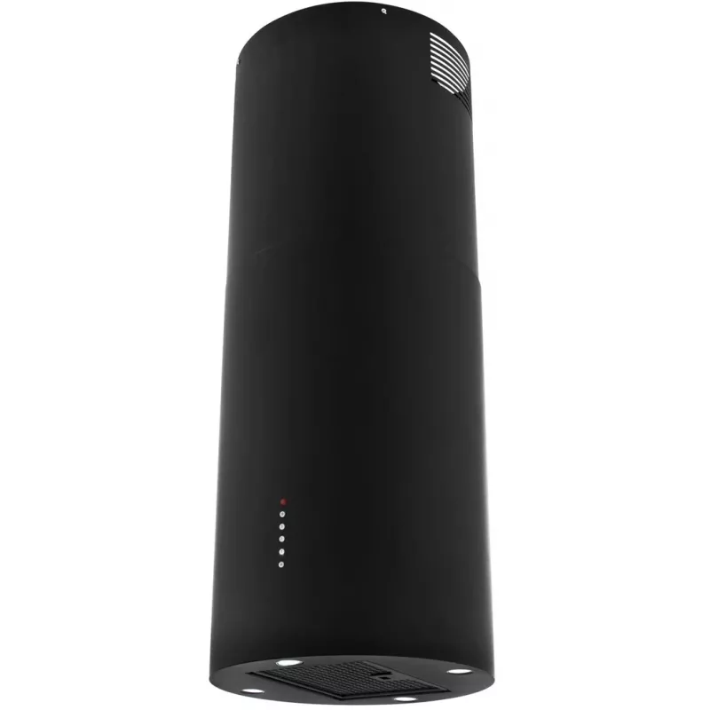AKPO WK-4 ISLA BALMERA esbelta NEGRO MATE T450 M3 Campana extractora