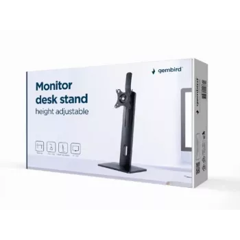 Soporte de sobremesa para monitor Gembird MS-D1-01 altura ajustable Negro