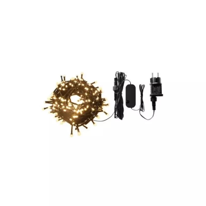 WOOX R5168 guirnalda LED navideña inteligente, 20 m, 200 LED, blanco cálido, Wi-Fi