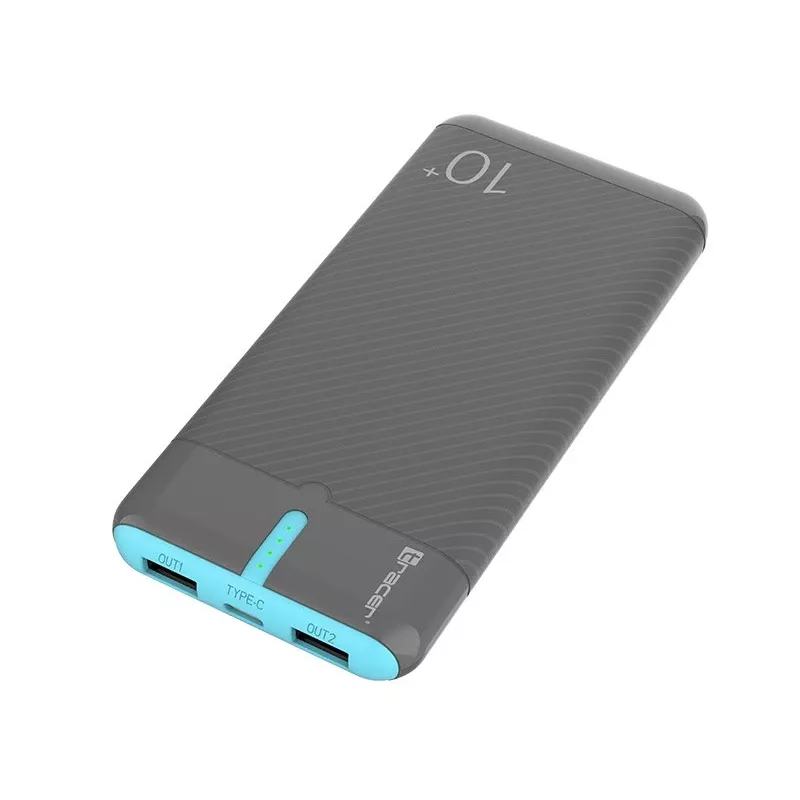 PowerBank EnerGo 10000 mAh gris-azul