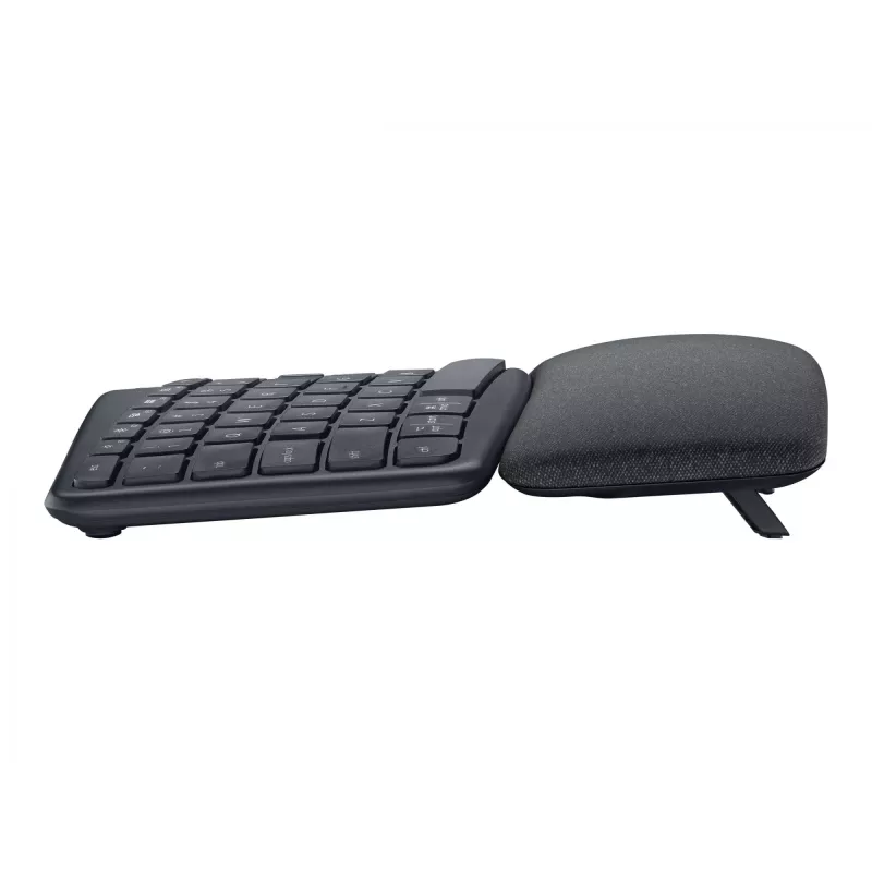 Logitech ERGO K860 - Teclado - Inalámbrico - 2,4 GHz, Bluetooth 5.0 - QWERTY - Español - Grafito