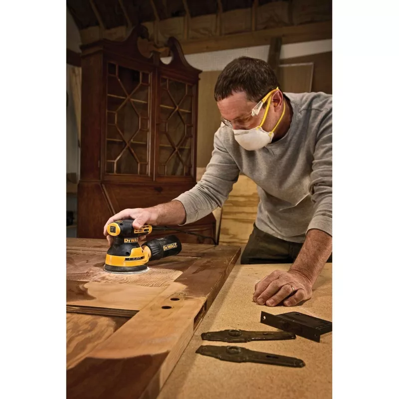Lijadora orbital DeWalt DWE6423-QS, 280 W, 8.000–12.000 OPM, 2,6 mm de órbita, 1,28 kg