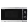 Sharp YC-MG01E-S microondas combinado con grill, 20 l, 800 W, de libre instalación, plata/negro