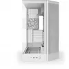 Caja de PC NZXT H9 Flow Midi Tower blanca – ATX/EATX/Micro ATX/Mini-ITX, 3x140mm frontal, 1x120mm trasero, 2 bahías de 3,5