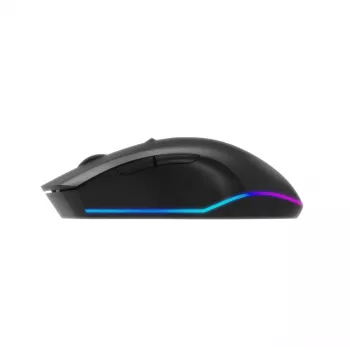 Ratón óptico inalámbrico RF Gembird MUSGW-6BL-02 — para diestros, 3200 DPI, 6 botones, negro, RGB