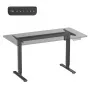 Escritorio con regulación eléctrica de altura Ergo Office, altura máx. 1160 mm, máx. - 80 kg, sin tablero para trabajar de pie y sentado, negro, ER-400 B