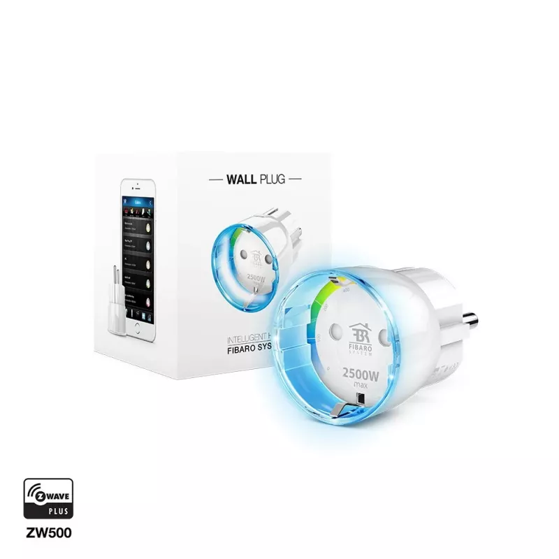 Fibaro FIBEFGWPF-102-5 adaptador de enchufe tipo F blanco