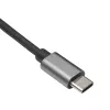 Adaptador USB-C a Gigabit Ethernet Akyga AK-AD-65, RJ45, 15 cm, plateado