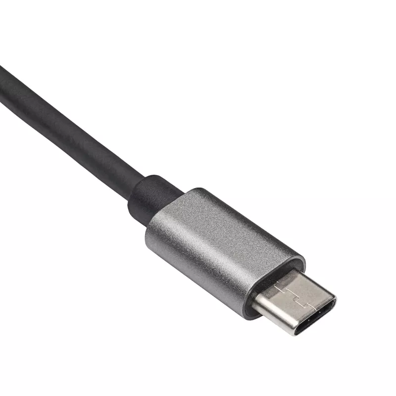 Adaptador USB-C a Gigabit Ethernet Akyga AK-AD-65, RJ45, 15 cm, plateado