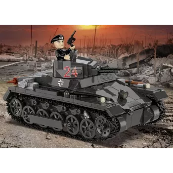 Set de construcción Cobi Panzer I Ausf. B – 654 piezas, maqueta detallada