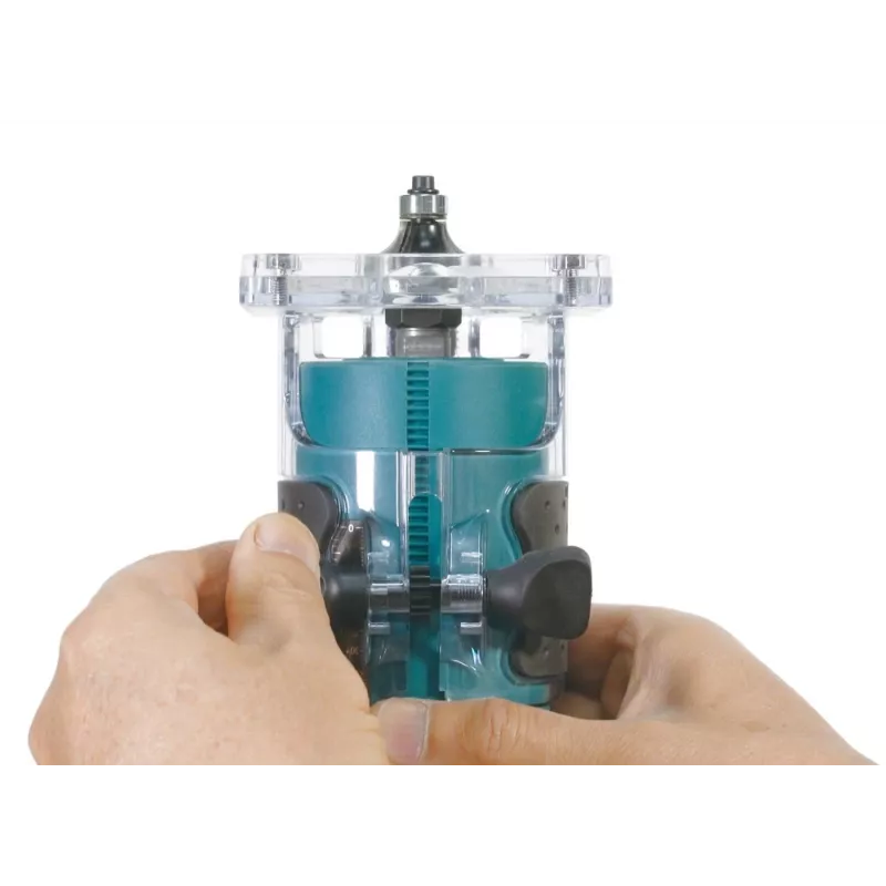 Fresadora de superficie sin escobillas Makita DRT52Z 18V LXT 6 mm (1/4