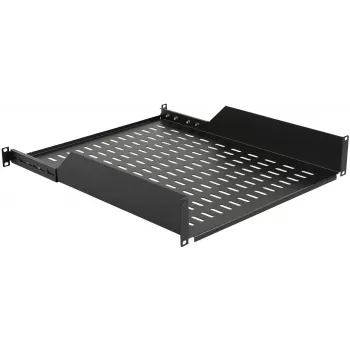 Bandeja para rack LOGON RAS410BL negro 50 kg capacidad 19 pulgadas