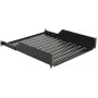 Bandeja para rack LOGON RAS410BL negro 50 kg capacidad 19 pulgadas