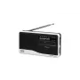Radio Eltra modelo Asia White – radio portátil FM/AM, alimentación por red y pilas