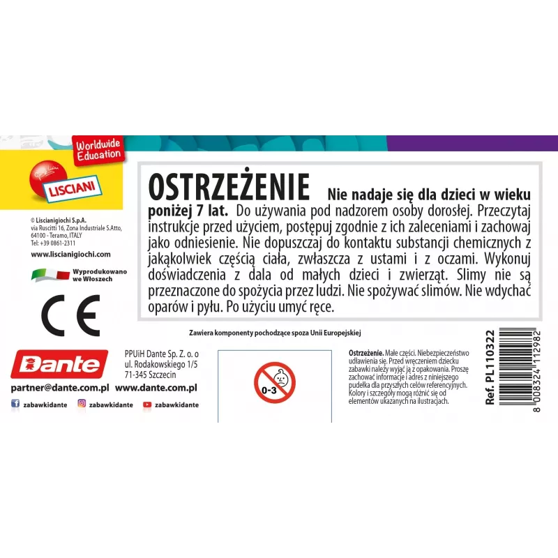 Antiestrés Liscianigiochi Slumi Science Axolotl modelo 304-PL110322 para juego educativo