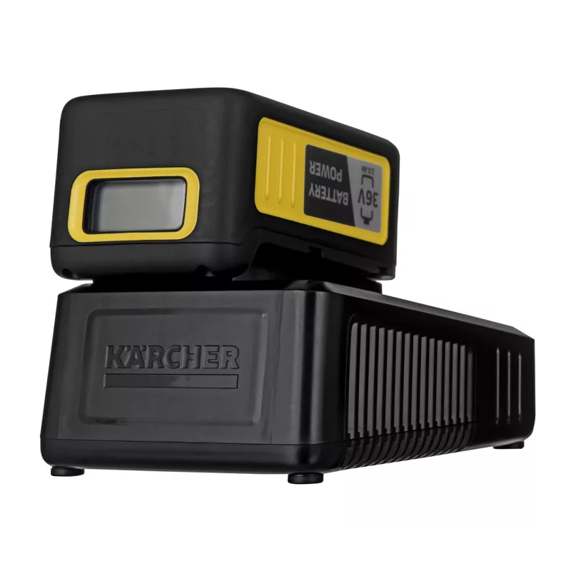 Set de batería y cargador Kärcher Starter Kit Battery Power 36/25 — 36 V, 2500 mAh, amarillo