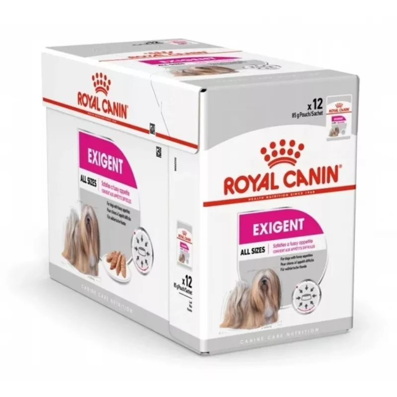 Comida húmeda para perros Royal Canin Exigent Meat Universal 12×85 g — aves, adulto, para perros exigentes