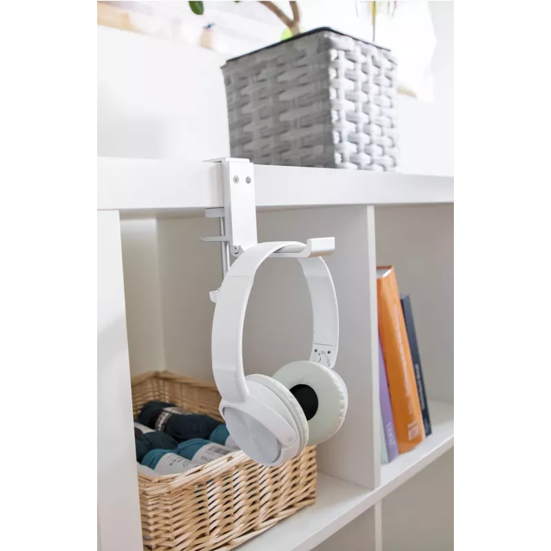 Soporte para auriculares DeLOCK 18450 ajustable aluminio plata