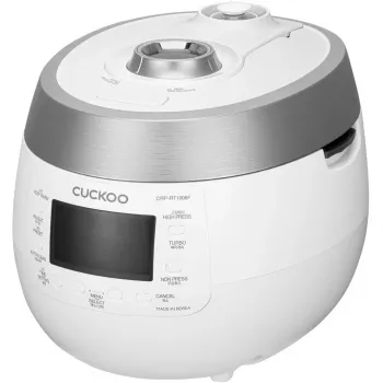 Cuckoo CRP-RT1008F, blanco, 1,8 l, aluminio, LED, botones, 1,2 m