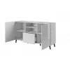 Cómoda ABETO 150x42x82 blanco brillante