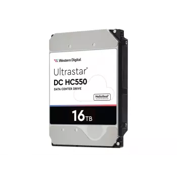 WD Ultrastar DC HC550 WUH721816AL5204 - Disco duro - 16TB - interno - 3.5 (8,9 cm) - SAS 12Gb/s - 7200 rpm - Búfer: 512MB (0F38357)