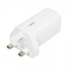 iBOX C-65 blanco, cargador universal GaN 65W con conector macho UK