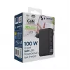Gembird TA-UC-PDQC100LCD-01-BK Cargador para dispositivos móviles, portátil, smartphone, negro, carga rápida AC, interior