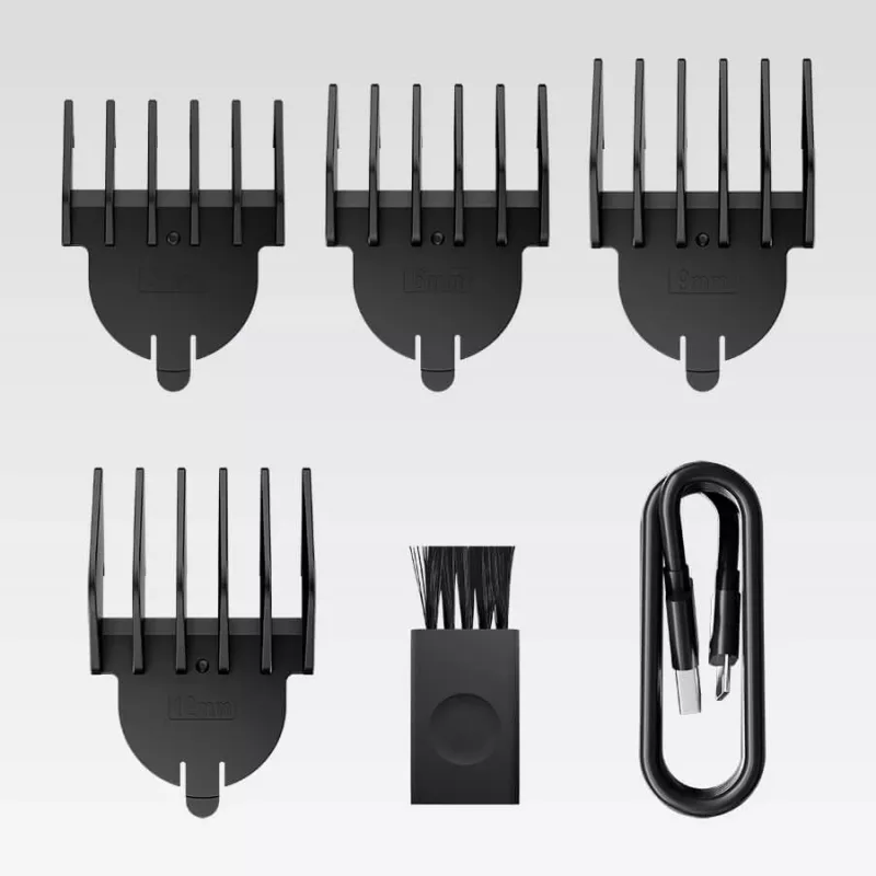 Set cortapelos Maestro MR-660 6 en 1 USB recargable con cuchillas ajustables