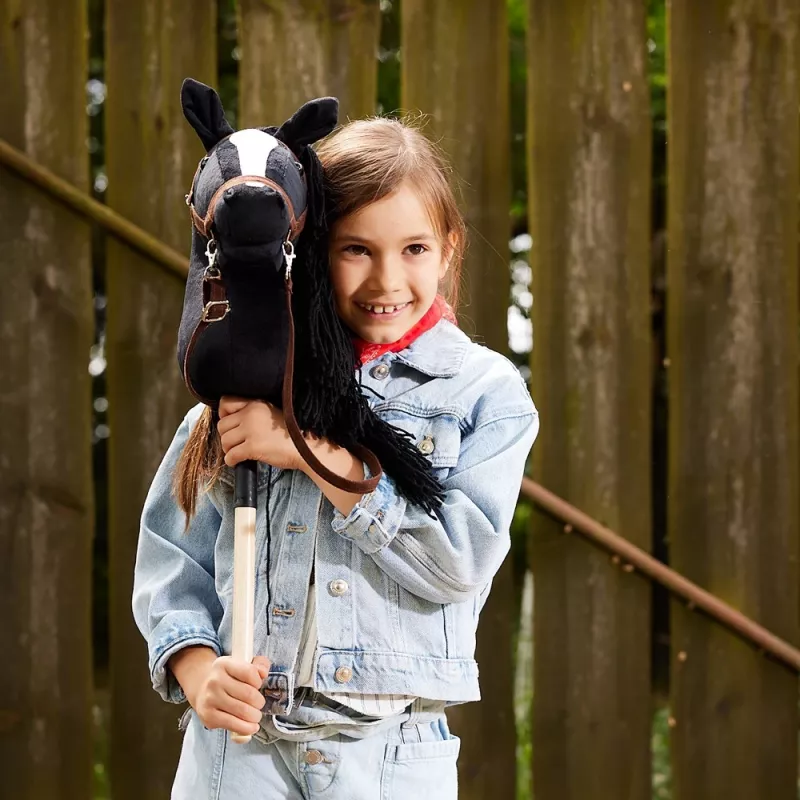 Caballo de palo HOPPIHORSE Hobby Horse A3 negro