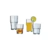 Vaso de vidrio templado apilable Esmeyer Norvege 0,25 L — vaso resistente al calor duradero