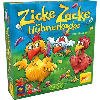 Zicke Zacke Chicken Cha Cha Cha, juego de mesa juego infantil del año 1998