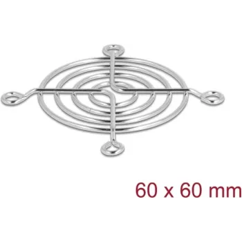 Rejilla para ventilador DeLOCK 67305 metal plata 53 mm