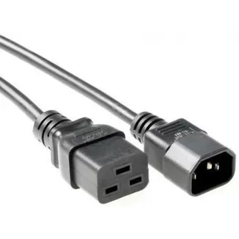 Microconnect PE0191450 Cable de alimentación Negro 5 m Conector hembra C19 Conector hembra C14