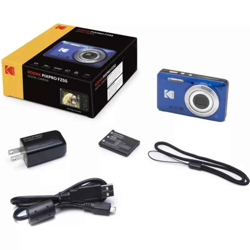 Cámara compacta Kodak PIXPRO FZ55 1/2,3 16 MP CMOS 4608 x 3456 píxeles azul (FZ55BL)