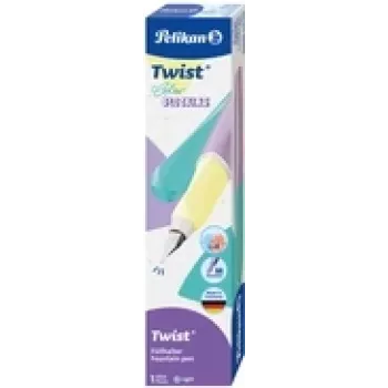 Pluma estilográfica Pelikan Twist M Color Blocking claro (300010111)