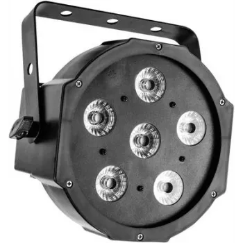 Luz de efecto LED EUROLITE SLS-6 con 6 LEDs, foco compacto de escenario/efectos