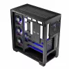 Caja de PC MODECOM Volcano Stellar 5F ATX Midi Tower, cristal templado, 5 ventiladores preinstalados, USB‑C, compatible con microATX/ATX, GPU máx. 420 mm, altura de disipador de CPU 175 mm