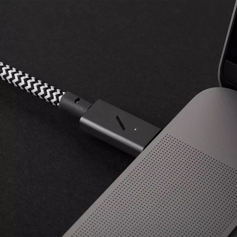 Cable USB-C a USB-C Native Union Belt Cable Pro 240W, 2,4 m, USB 2.0, 0,48 Gbit/s, verde