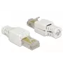 Conector de cable DeLOCK 86415 RJ-45 blanco