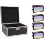 Set de estroboscopios LED EUROLITE Super Strobe 20000679 — 4 estroboscopios LED con maletín de transporte