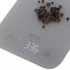 Báscula de cocina Adler AD 3181, vidrio templado, capacidad 10 kg, precisión 1 g, pantalla LCD, gris